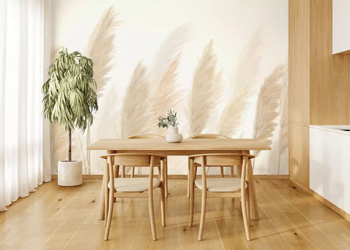 Sanders & Sanders fotobehang bladeren beige - 375 x 270 cm - 601438