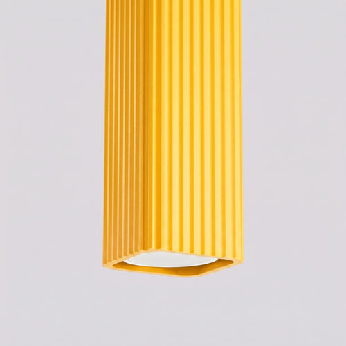 Sollux Lighting Hanglamp RAYO 1 geel - 8x8x118cm
