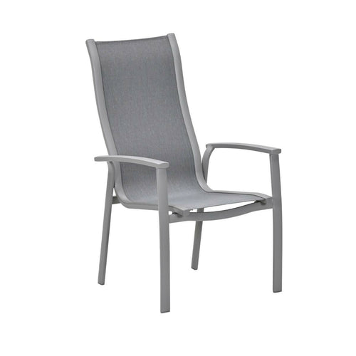 Garden Impressions Tuinstoel Hilly stapelbaar taupe - 4 stuks