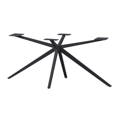 WOOOD kruispoot Xl Holland - Metaal - Zwart - 72x170x80 - vtwonen shop