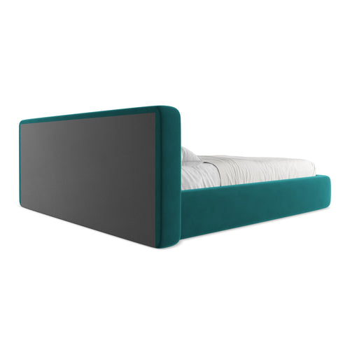 LaMiaSofa Bed met opbergruimte Firenze - velours - marien - 220x225x82