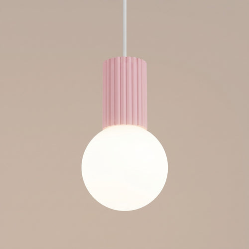 Sollux Lighting Hanglamp HALO 1 roze - 12x12x120cm