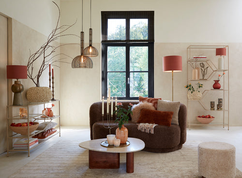 Light & Living vloerkleed ELIAS - 300x200x0.5cm - bruin