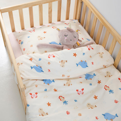 Petite Amélie Dekbedovertrekset – 120x150 cm – 100% Biologisch Katoen – Océan - vtwonen shop