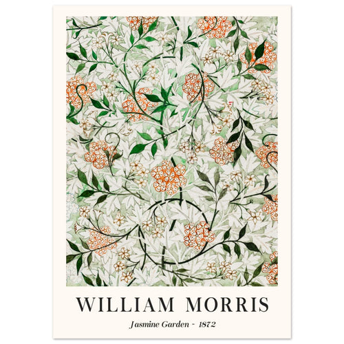 Artfulprints  William Morris - Jasmine garden   poster 50x70 cm