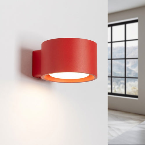 Sollux Lighting Wandlamp MODO 1 rood Gx53 - 10x12x6cm