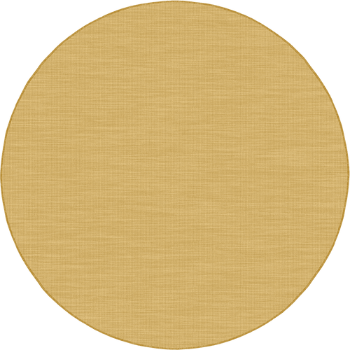 Rond buitenkleed Tone geel/okergeel - Interieur05 - 240 x 240 cm - vtwonen shop