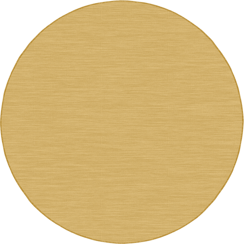 Rond buitenkleed Tone geel/okergeel - Interieur05