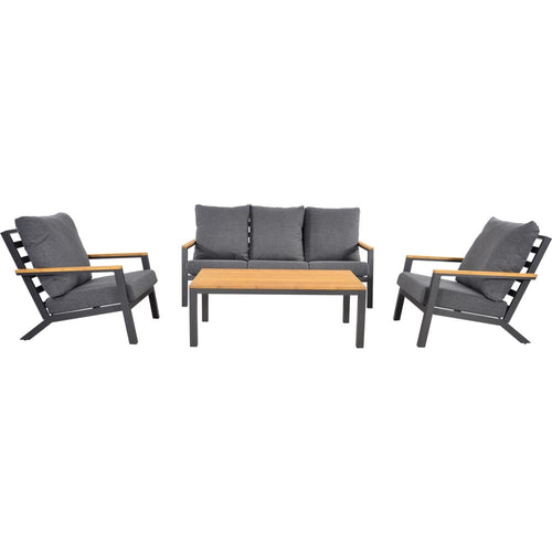 Lesli Living loungebank Donnan - antraciet - 175x99x79cm