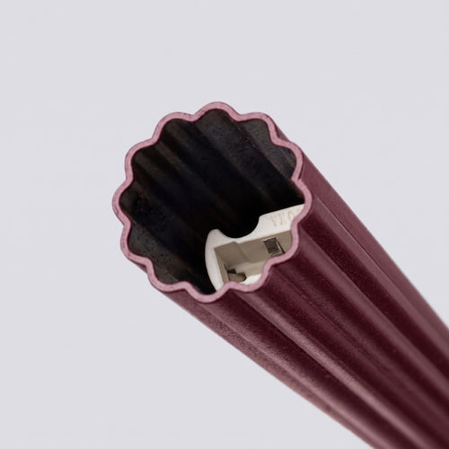 Sollux Lighting Hanglamp ARCHE 1 bordeaux - 8x8x120cm