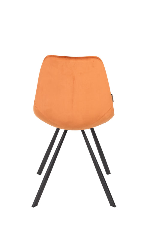 Dutchbone Franky Eetkamerstoelen Oranje - Set van 2 - vtwonen shop