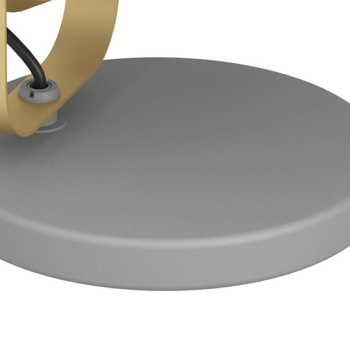 EGLO tafellamp Twicken - e27 - 19,5 cm - grijs/goud -staal