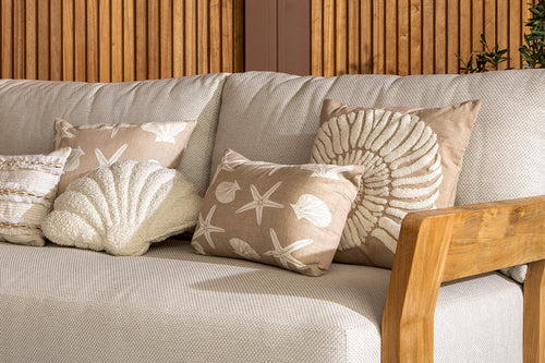 ORLI - Sierkussen 45x45 cm - Pumice Stone - beige