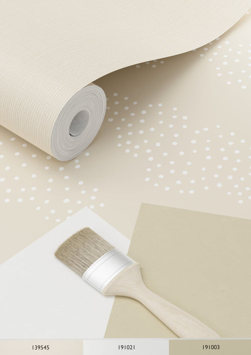 ESTAhome behang wolkjes beige - 53 cm x 10.05 m - 139515