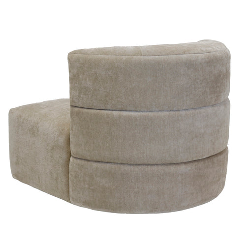 DÉJA Living Draaifauteuil Ethan - Beige Stof - 88x95x75cm