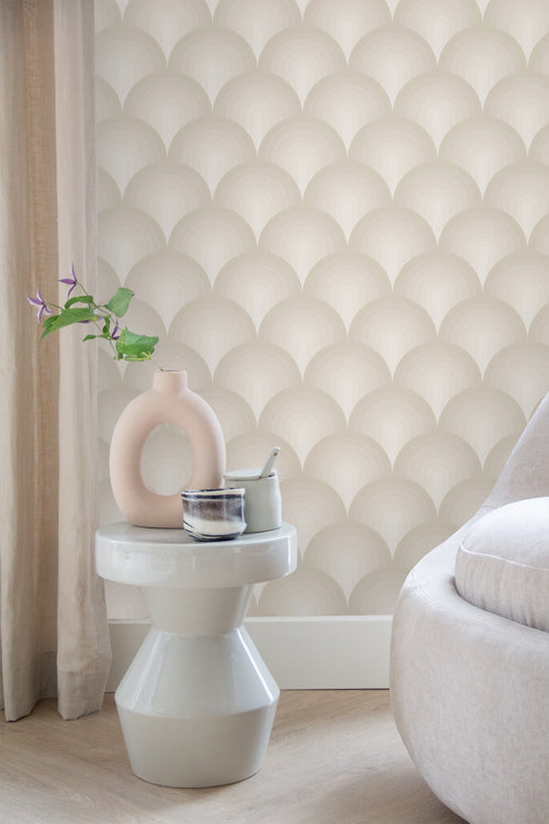 ESTAhome behang 3D-motief warm grijs - 50 x 900 cm - 131118 - vtwonen shop