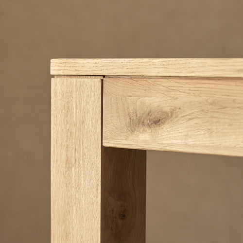 Tikamoon Rechthoekige tafel in massief eiken voor 4/6 personen - Naturel - vtwonen shop