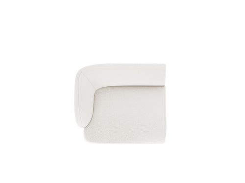 Micadoni linker module Miley boucle wit - 90x90x70cm