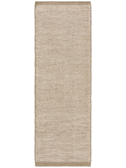 benuta wollen loper Rocco - taupe - 80x250 cm