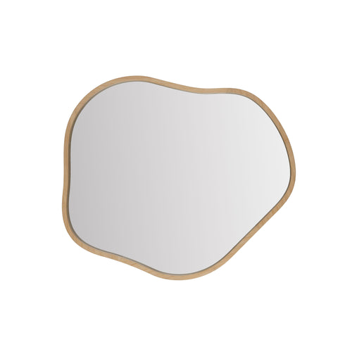 Housecraft Living Zem Spiegel/ Wandspiegel Organisch Bamboehout 60x55 cm - Beige - vtwonen shop