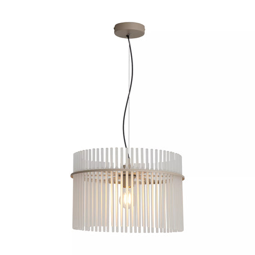 Searchlight hanglamp Swizzle - 1 lichts - 40  x 120   cm - beige