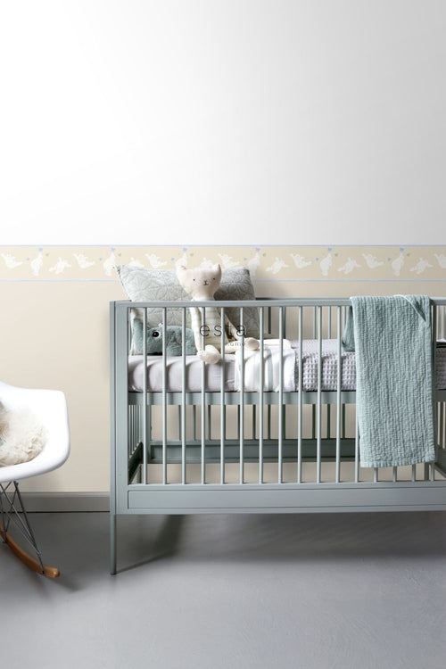 ESTAhome behangrand beren beige - 500 x 26.5 cm - 177301