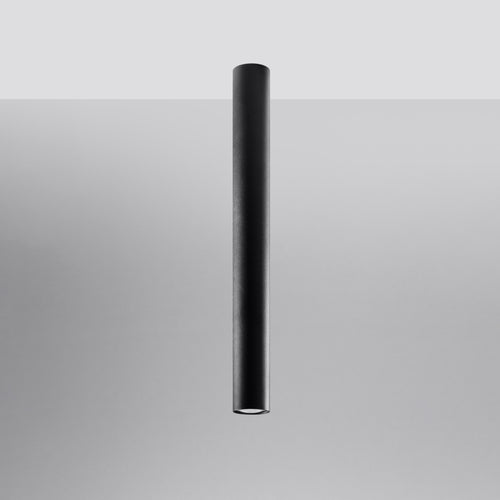 Sollux Lighting Plafondlamp LAGOS 60 zwart - 6x6x60cm