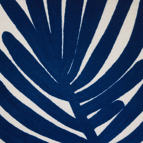 Madura Kussenovertrek Tropi ecru en indigo 40x40 cm