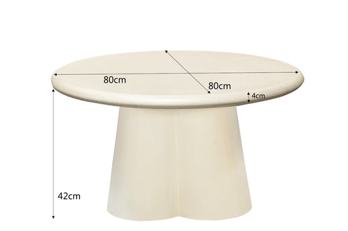 Brix salontafel Clubs Sandy - 80cm - beton / MDF