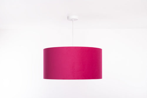 bpskoncept hanglamp Melora - velours & felroze - Ø40 cm