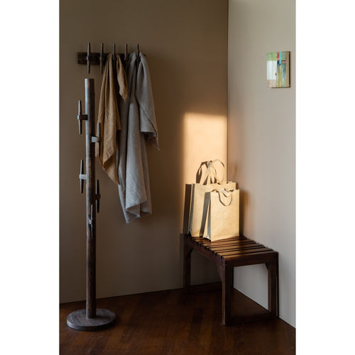 Dutchbone Jakub Kapstok Staand Hout Walnoot Bruin - vtwonen shop