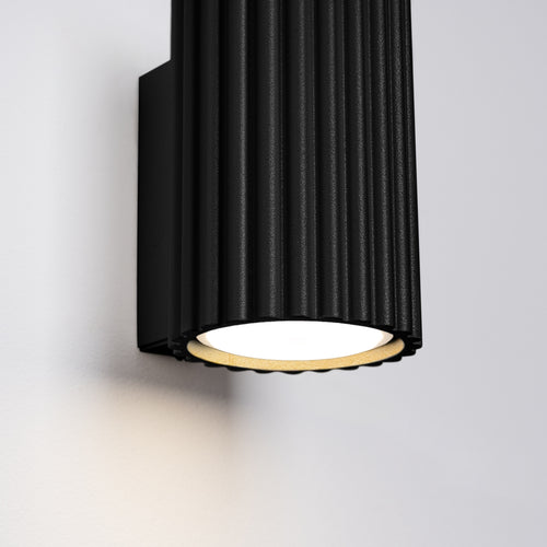 Sollux Lighting Wandlamp KARBON 10 zwart - 6,5x8,5x10cm