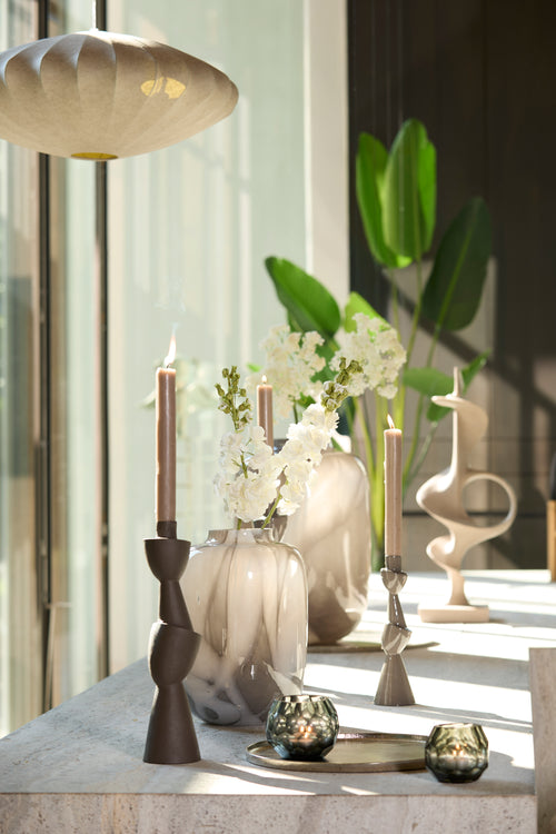 Light & Living vaas KOBALA - Ø24x34cm - grijs - vtwonen shop