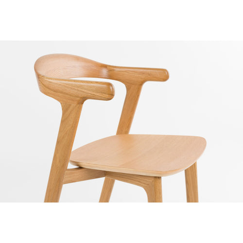 Zuiver Northwood Eetkamerstoelen Armleuning Hout Naturel - Set van 2