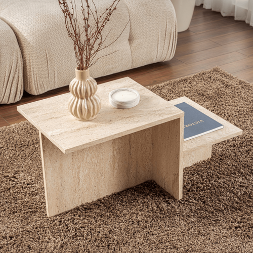 Calicosy - HARMONY Salontafel - Grijs - 40x77x40 cm