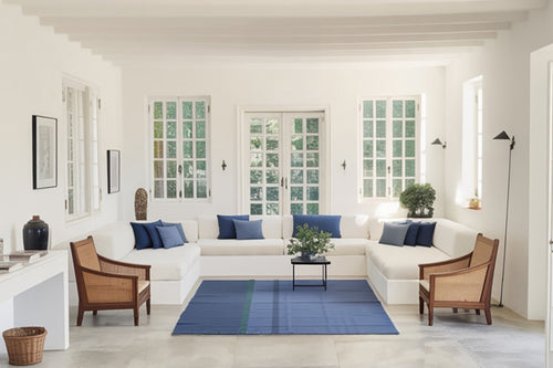 AFK Living vloerkleed Leonor - handgemaakt - Katoen en gerecyclede vezels - 140 x 200 cm - vtwonen shop