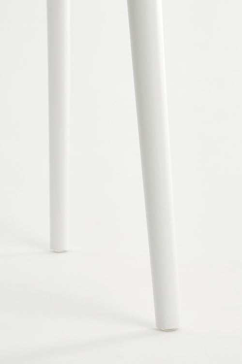 Mica Decorations Nebraska Tuinstoel - L56 x B57 x H80 cm - Polypropyleen - Wit - vtwonen shop