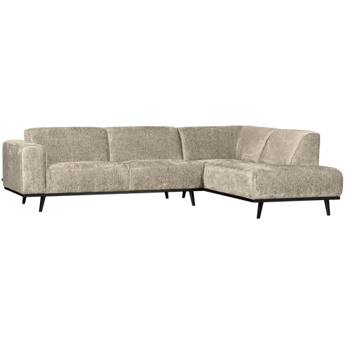 WOOOD hoekbank rechts Statement - Polyester-Wheatfield-77x274x210