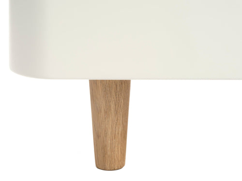 Rebellenclub Dressoir Lorne - Wit met Eiken Blad en Poten - vtwonen shop