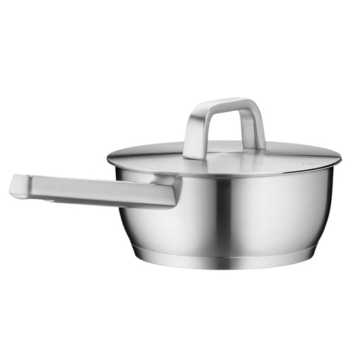 WMF Iconic 2-delige set kookpan hoog - Ø220mm + steelpan met deksel - Ø160mm
