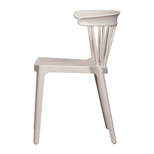 WOOOD tuinstoel Bliss - Kunsstof -  Off White Melange - Set van 2