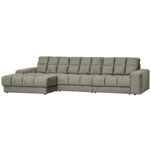 WOOOD chaise longue links Second Date - Structure Velvet - Frost - vtwonen shop