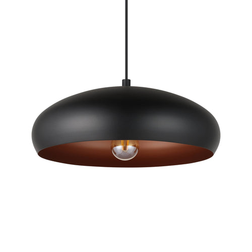 EGLO hanglamp Mogano 1 - e27 - ø 40 cm - zwart/koper - vtwonen shop