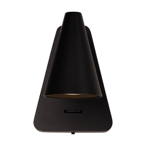 Atmooz wandlamp Lecci - zwart - 7 x 13 x H 10 cm - geïntegreerde led