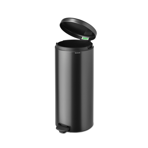 Brabantia NewIcon Pedaalemmer, 30 liter, kunststof binnenemmer - Confident Grey