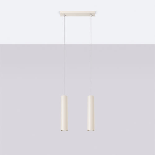 Sollux Lighting Hanglamp LAGOS 2 beige - 30x6x105cm