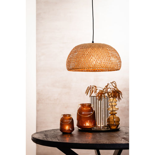 Light & Living hanglamp Timeo - bruin - Ø44cm - vtwonen shop