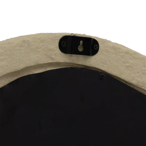 Giga Meubel Spiegel Paige - Rond - Naturel - 110cm