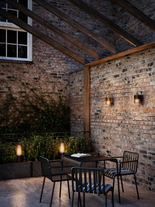 Aludra 45 | Tuin lamp | Metallic bruin