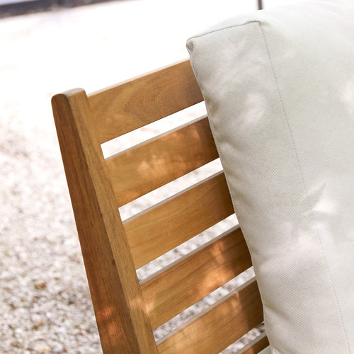 Tikamoon Tuinstoel van massief teakhout - Wit - vtwonen shop